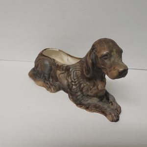 Vintage Napcoware dog planter